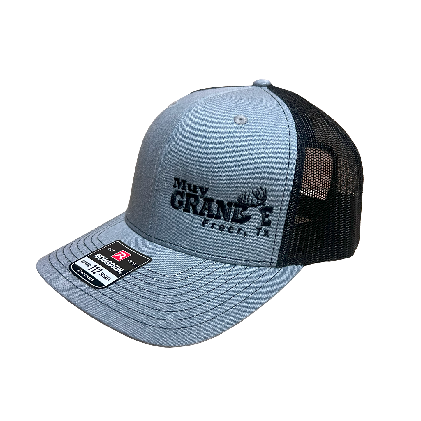 Muy Grande Richardson Trucker Side Logo - Grey/Black