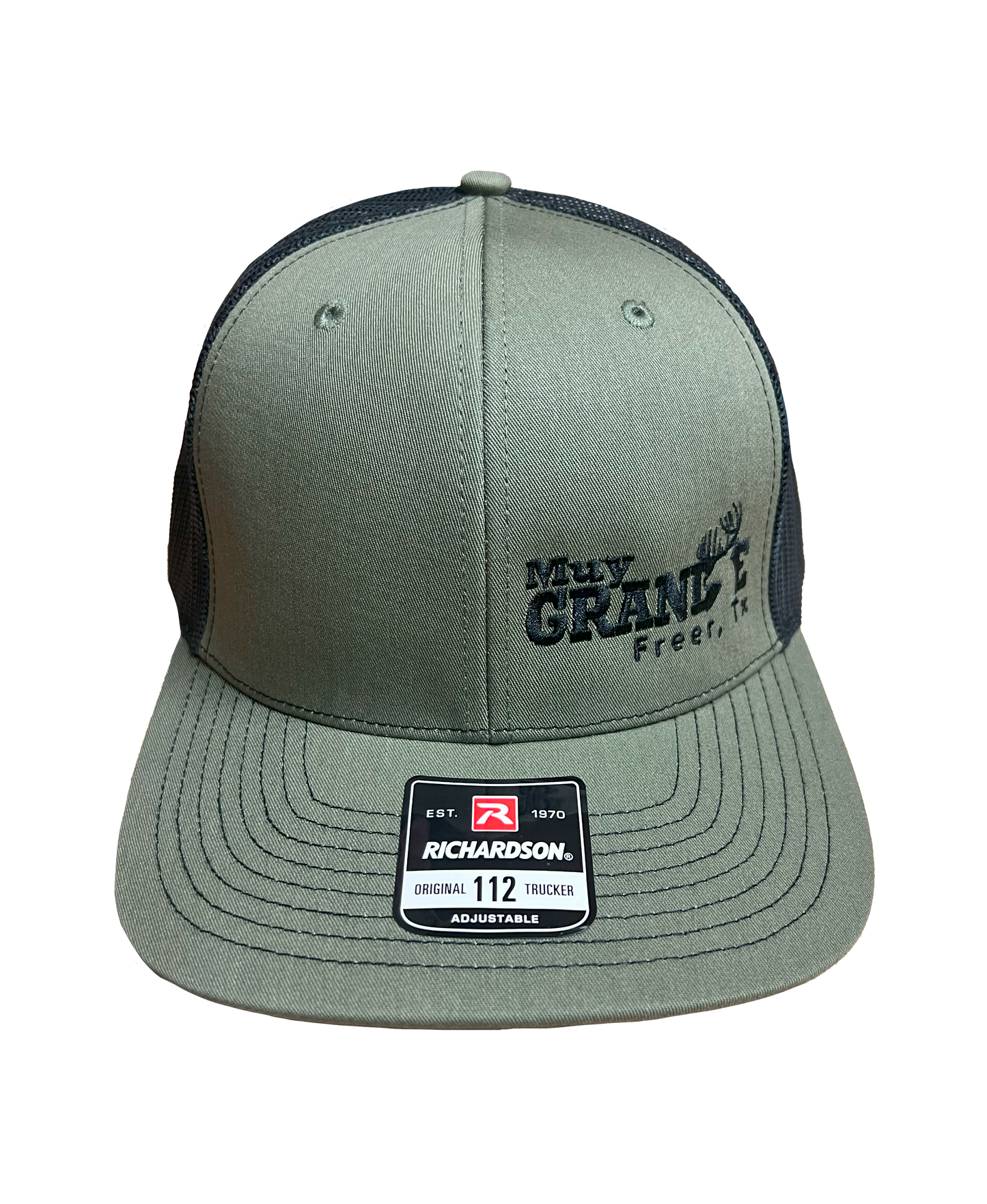 Muy Grande Richardson Trucker Side Logo - Loden/Black