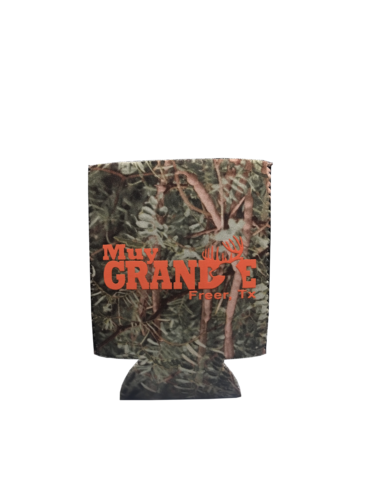 Muy Grande Camo Can Koozie