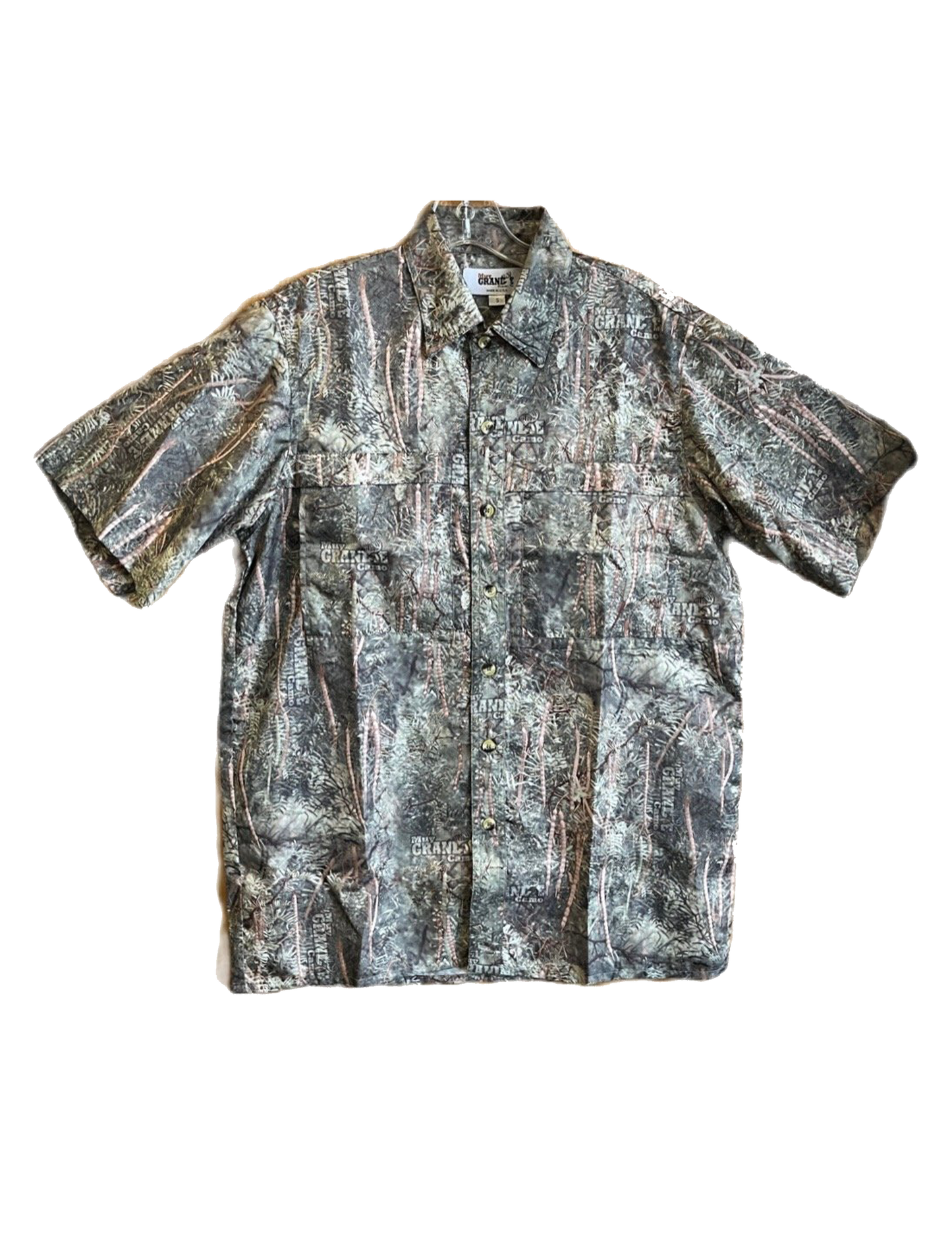 Muy Grande Camo Short Sleeve Button Up