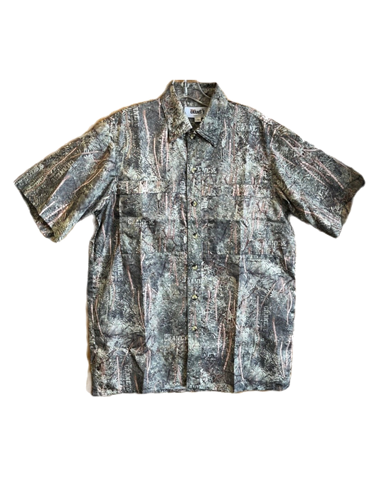 Muy Grande Camo Short Sleeve Button Up
