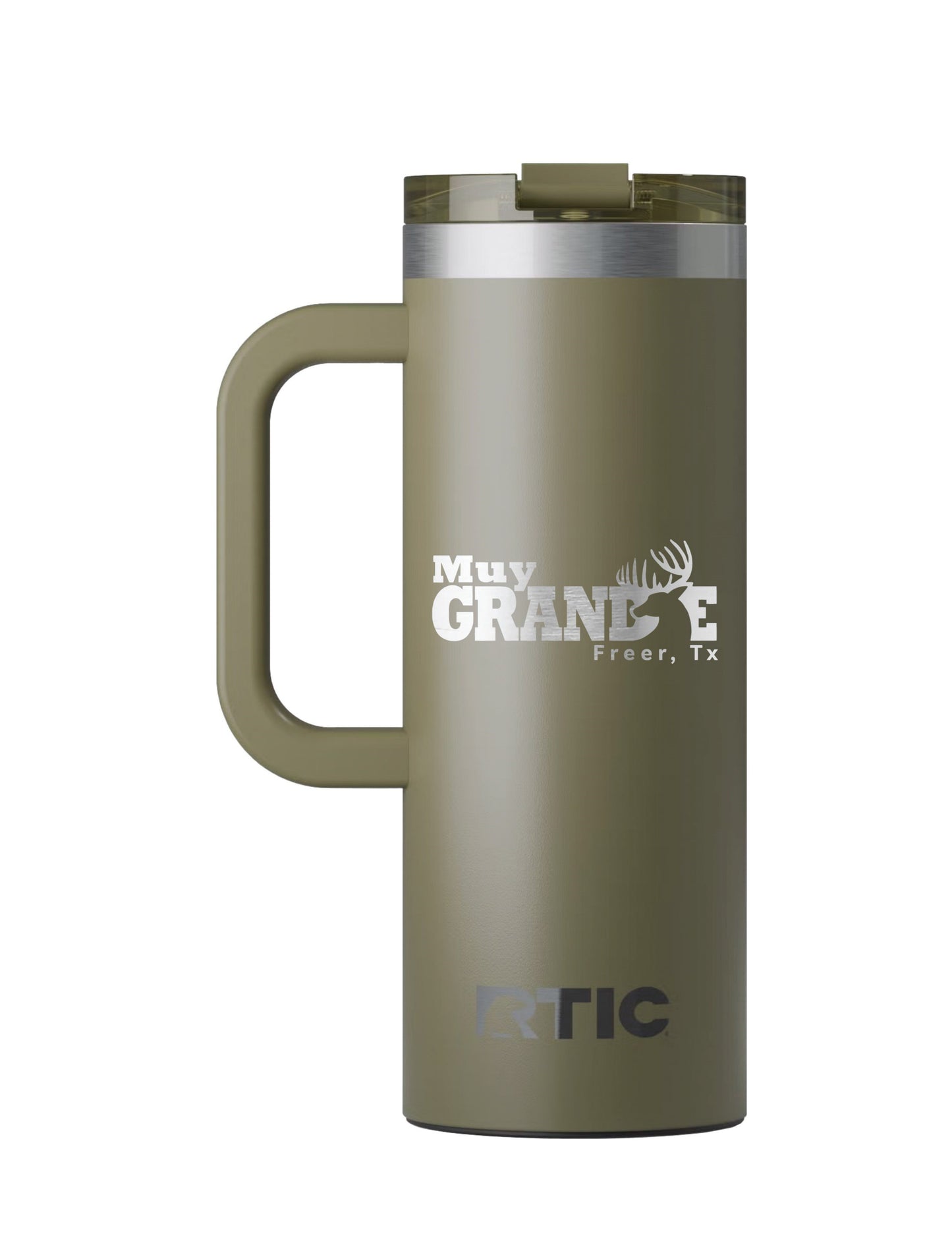 20oz Muy Grande RTIC Travel Mug - Olive
