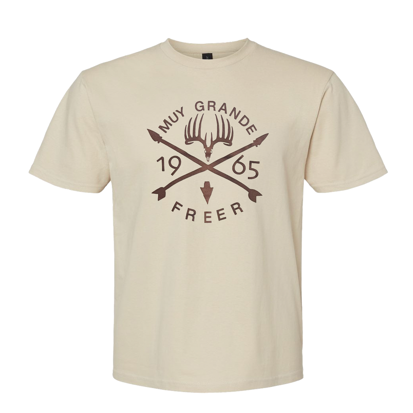 Muy Grande Cross Arrows  T-shirt - Sand
