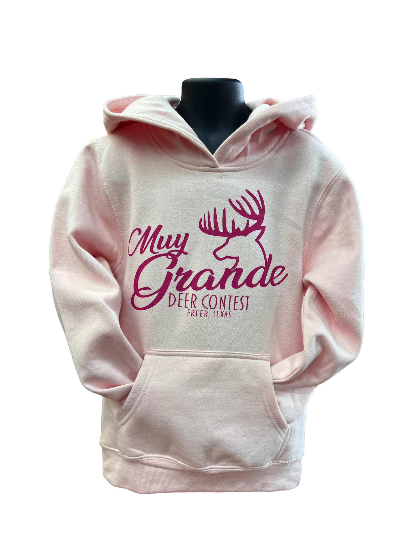 Muy Grande Youth Fleece Hoodie - Pink