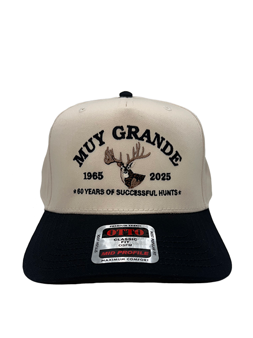 Muy Grande 60th Anniversary Retro Cap - Black