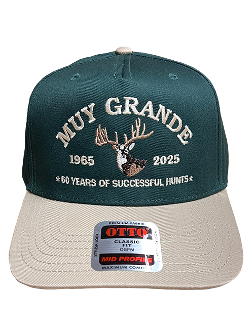 Muy Grande 60th Anniversary Retro Cap - Green/Khaki