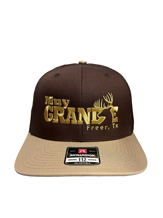 Muy Grande Richardson Trucker - Brown/Khaki CMB