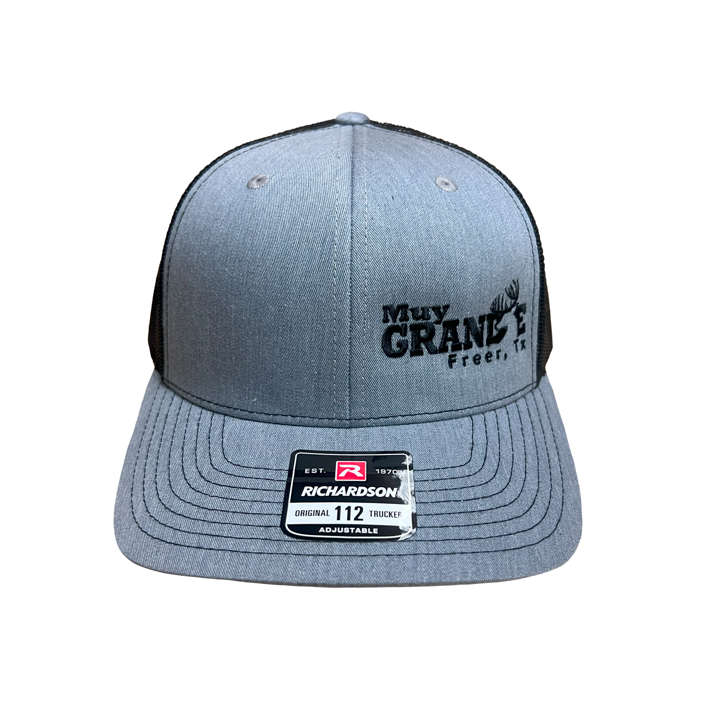 Muy Grande Richardson Trucker Side Logo - Grey/Black