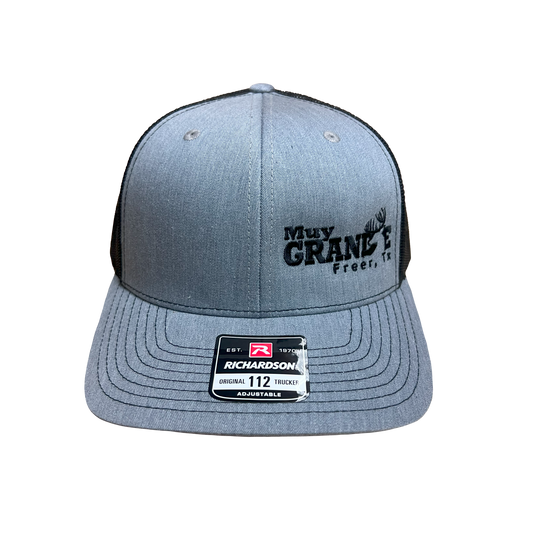 Muy Grande Richardson Trucker Side Logo - Grey/Black
