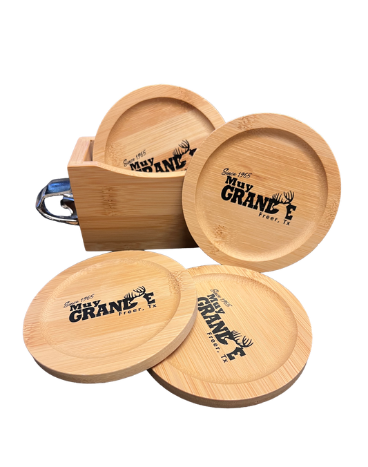 Muy Grande Bamboo Coaster Set