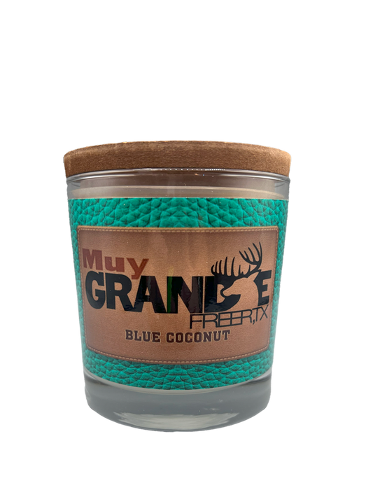 Small Muy Grande Candle - Blue Coconut