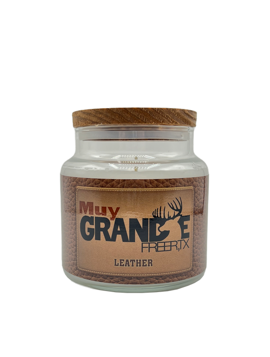 Medium Muy Grande Candle - Leather