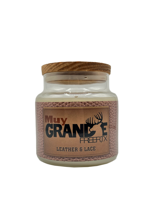 Medium Muy Grande Candle - Leather and Lace