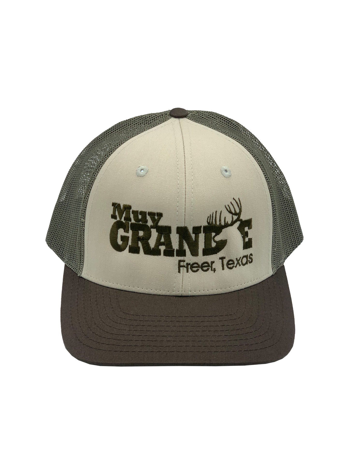 Muy Grande Richardson Trucker - Ivory/Brown