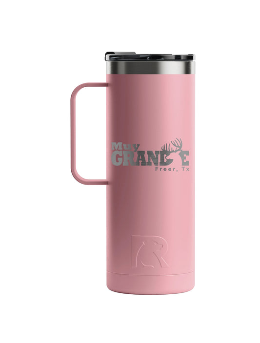 20oz Muy Grande RTIC Travel Mug - Rose