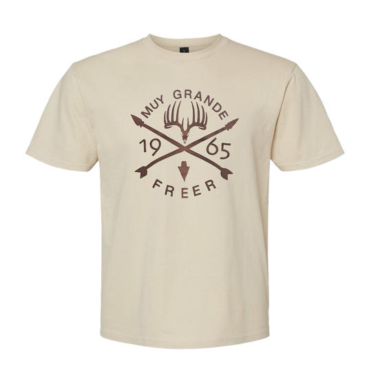 Muy Grande Cross Arrows  T-shirt - Sand
