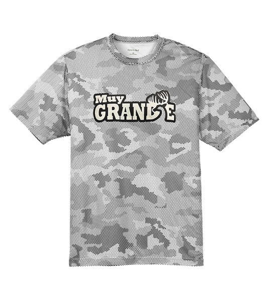 Muy Grande Youth Camo Hex Tee - White