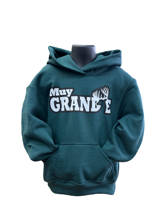 Muy Grande Youth Fleece Hoodie - Green